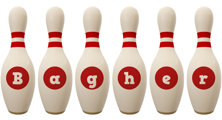 Bagher bowling-pin logo