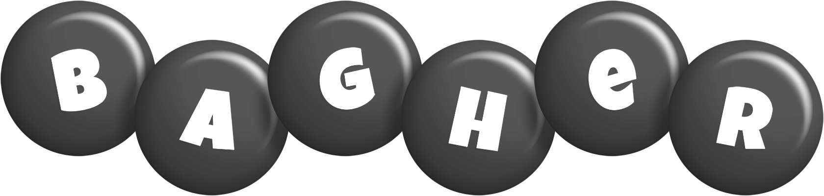 Bagher candy-black logo