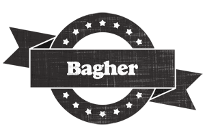 Bagher grunge logo