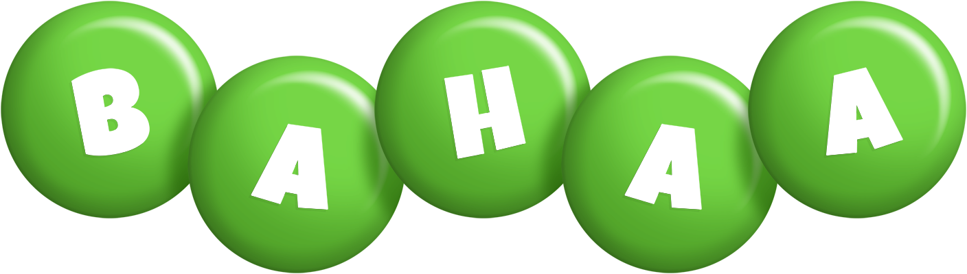 Bahaa candy-green logo
