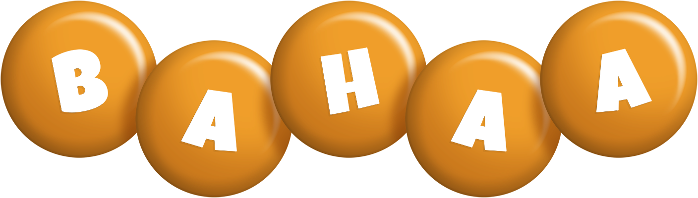 Bahaa candy-orange logo