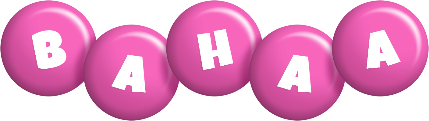 Bahaa candy-pink logo