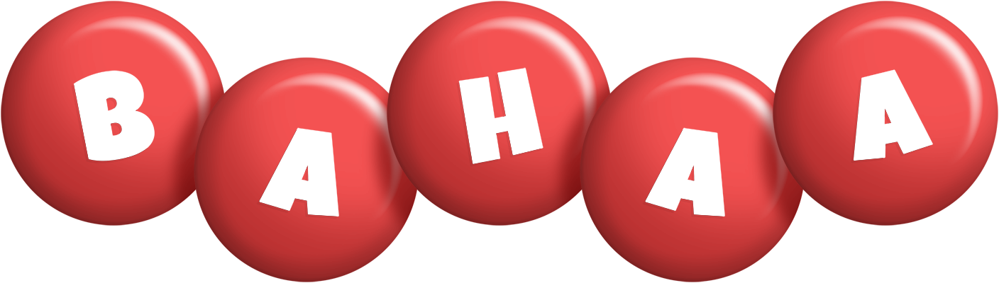 Bahaa candy-red logo
