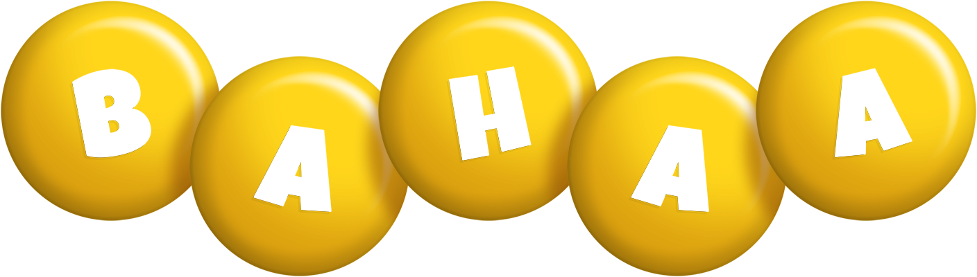 Bahaa candy-yellow logo