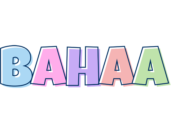 Bahaa pastel logo