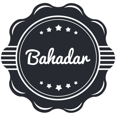 Bahadar badge logo