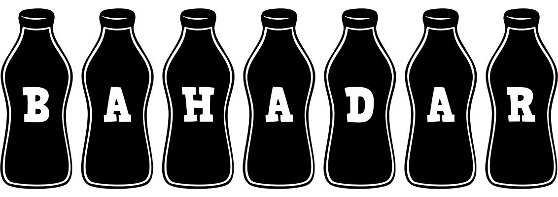 Bahadar bottle logo