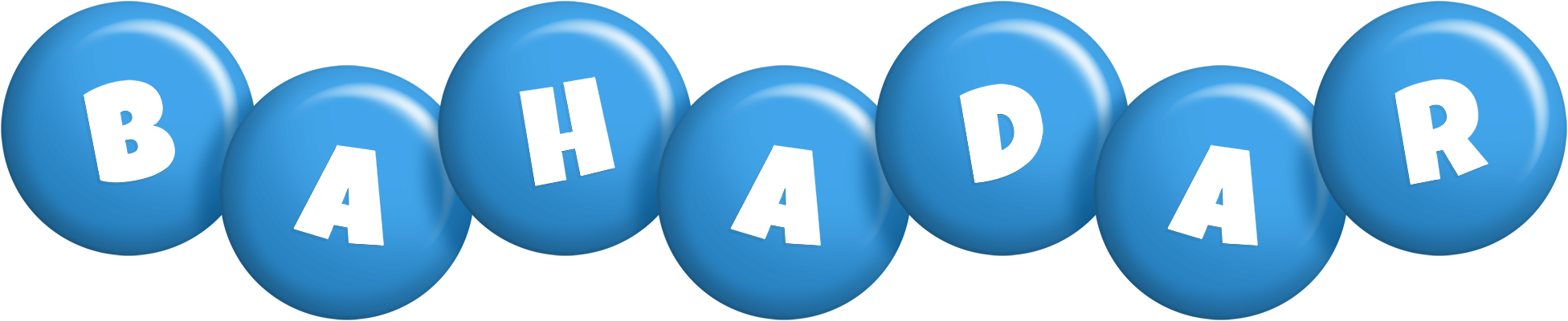 Bahadar candy-blue logo