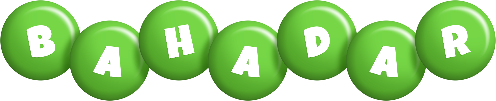 Bahadar candy-green logo