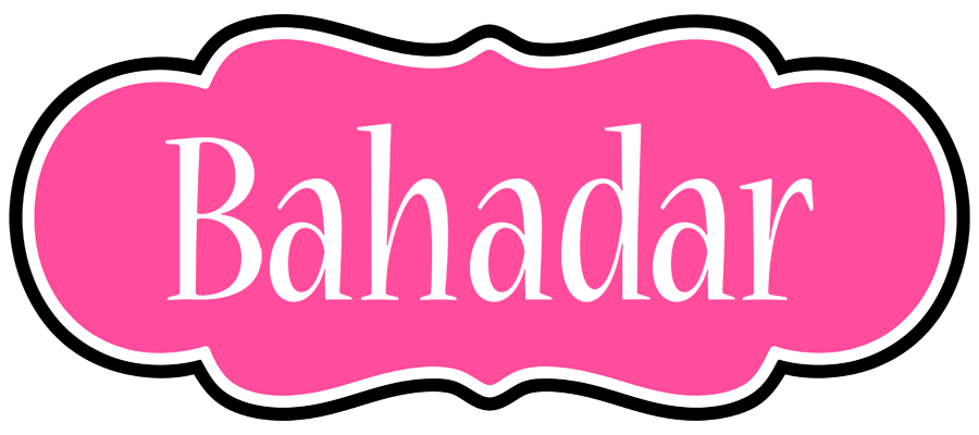 Bahadar invitation logo