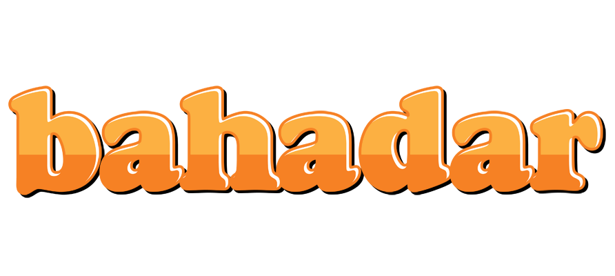 Bahadar orange logo