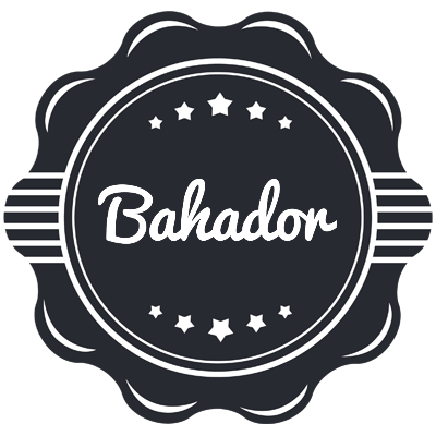 Bahador badge logo