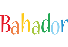 Bahador birthday logo