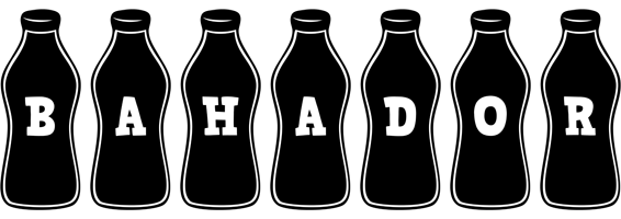 Bahador bottle logo