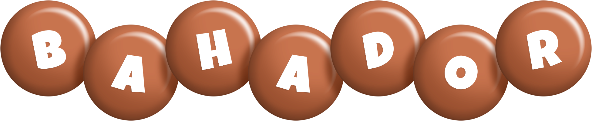 Bahador candy-brown logo