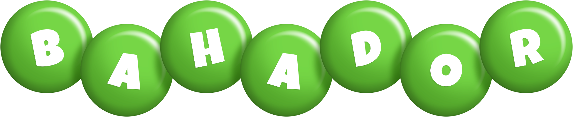Bahador candy-green logo