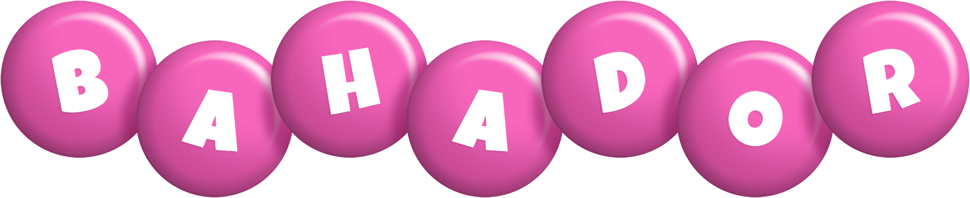 Bahador candy-pink logo