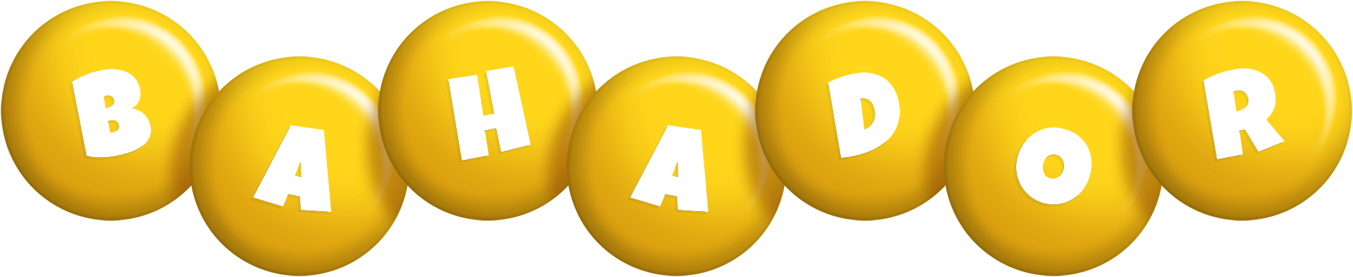 Bahador candy-yellow logo