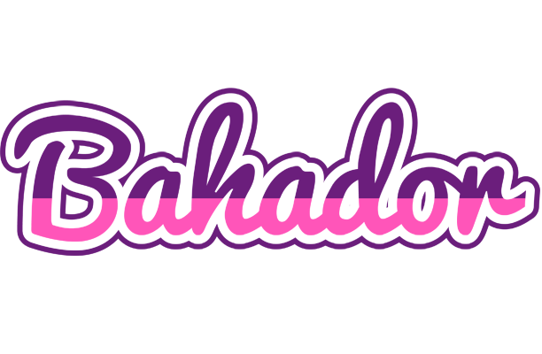 Bahador cheerful logo