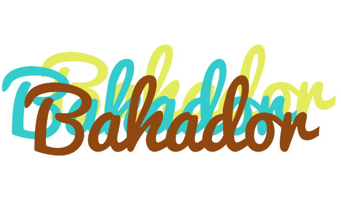 Bahador cupcake logo