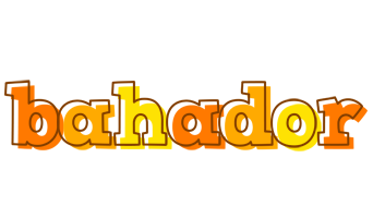 Bahador desert logo