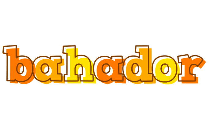 Bahador desert logo