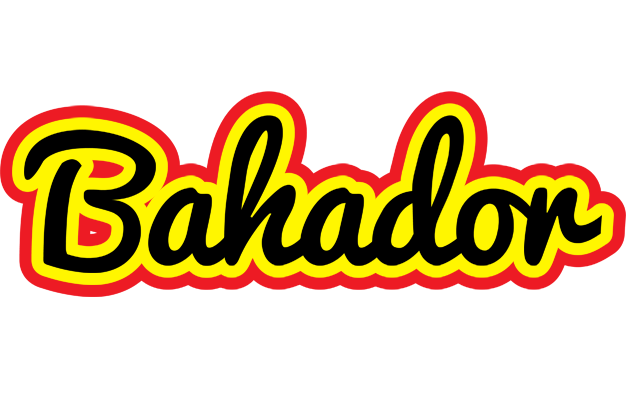 Bahador flaming logo