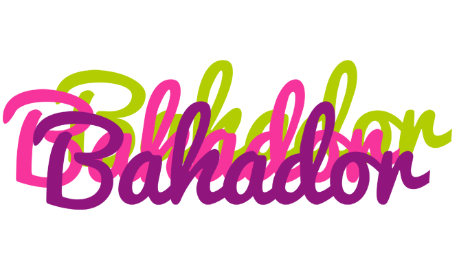 Bahador flowers logo