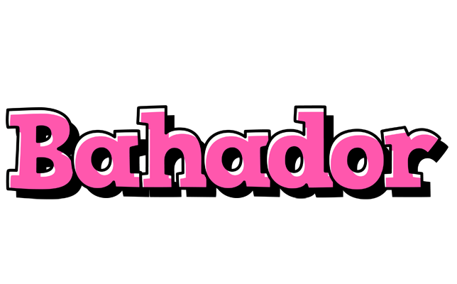 Bahador girlish logo