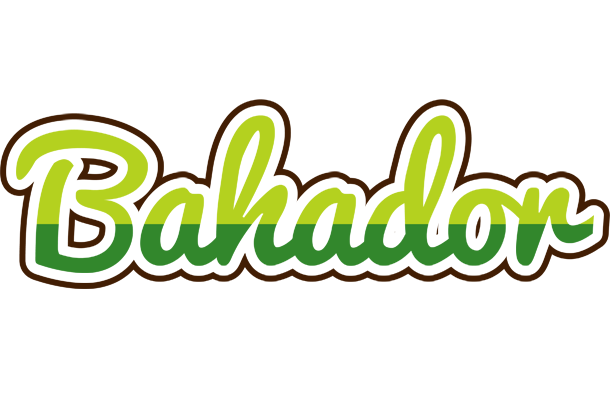 Bahador golfing logo