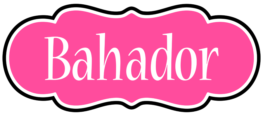 Bahador invitation logo
