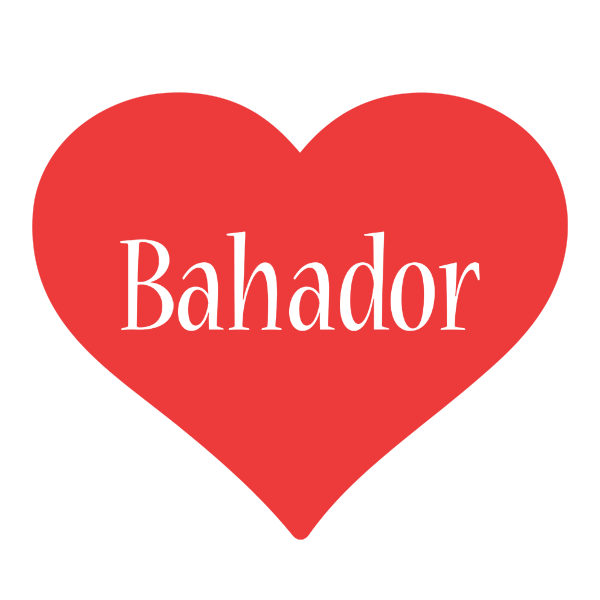 Bahador love logo