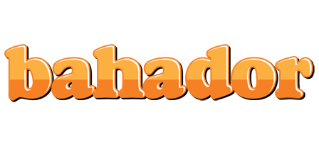 Bahador orange logo