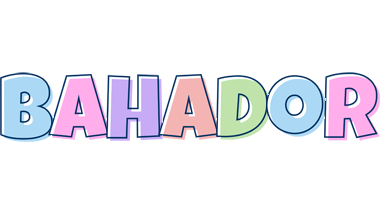 Bahador pastel logo