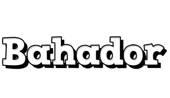 Bahador snowing logo