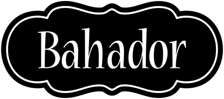 Bahador welcome logo