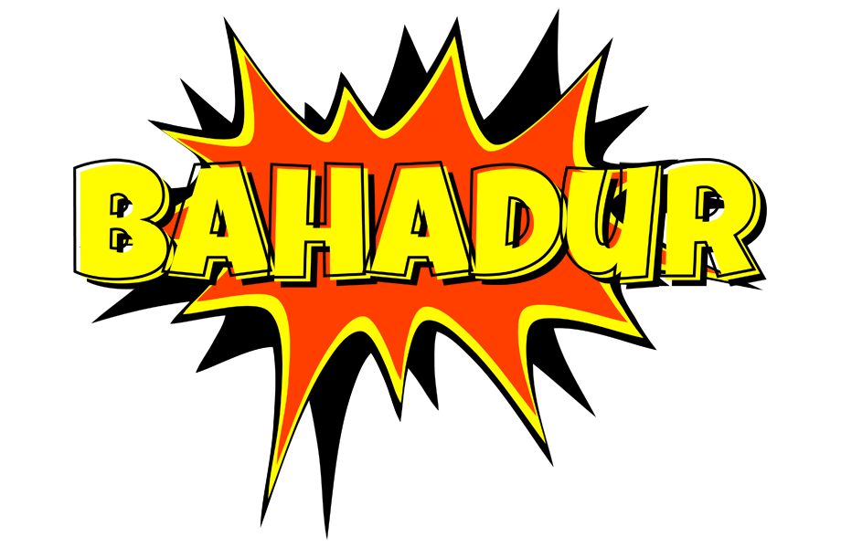 Bahadur bazinga logo