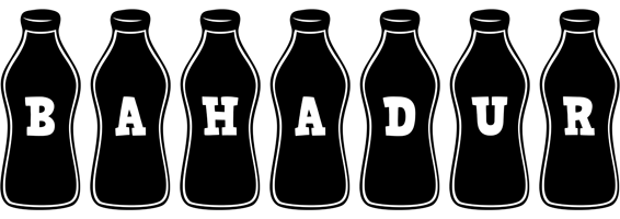 Bahadur bottle logo