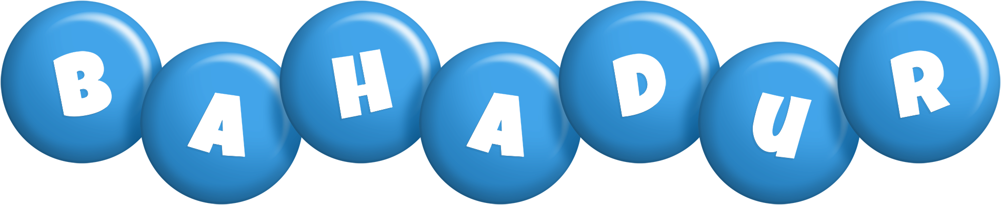 Bahadur candy-blue logo