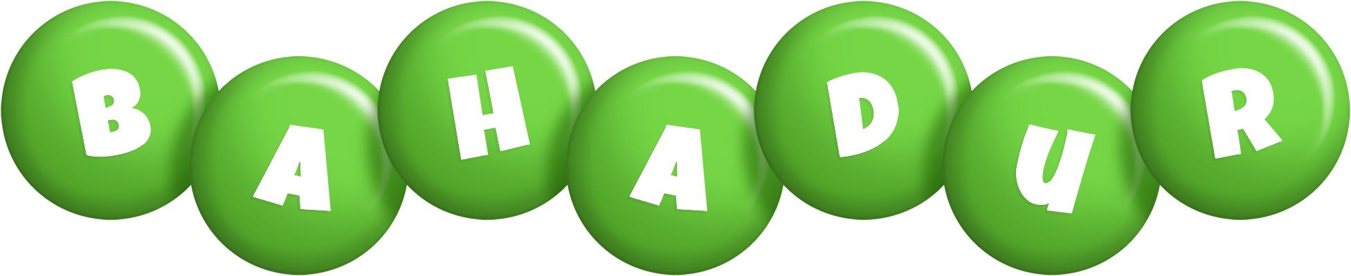 Bahadur candy-green logo