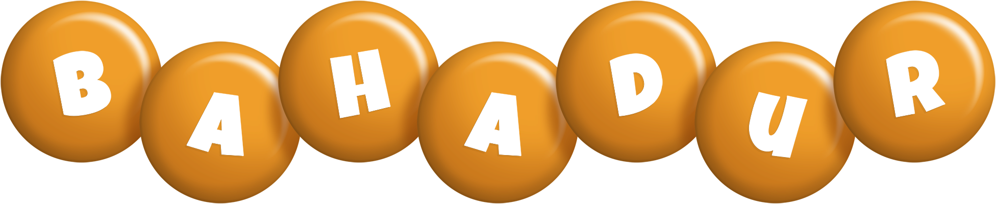 Bahadur candy-orange logo