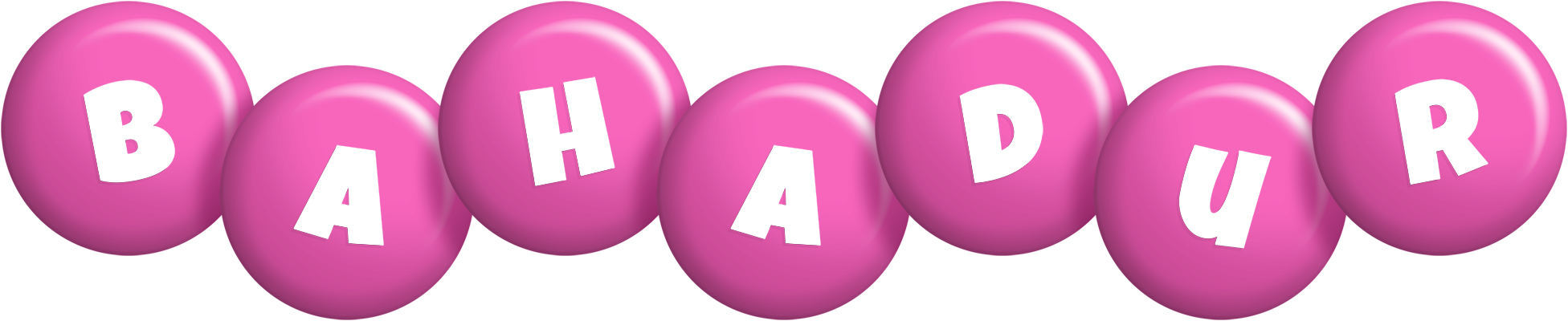 Bahadur candy-pink logo