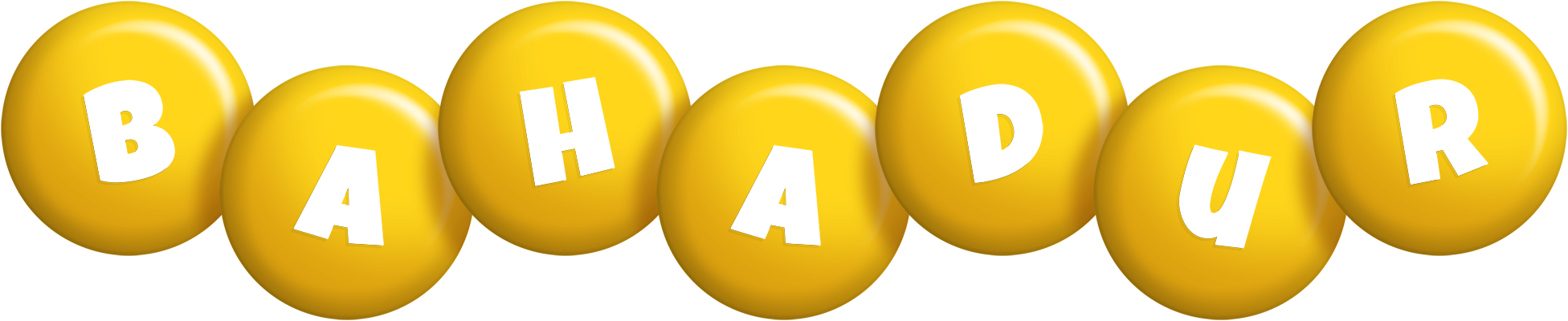 Bahadur candy-yellow logo