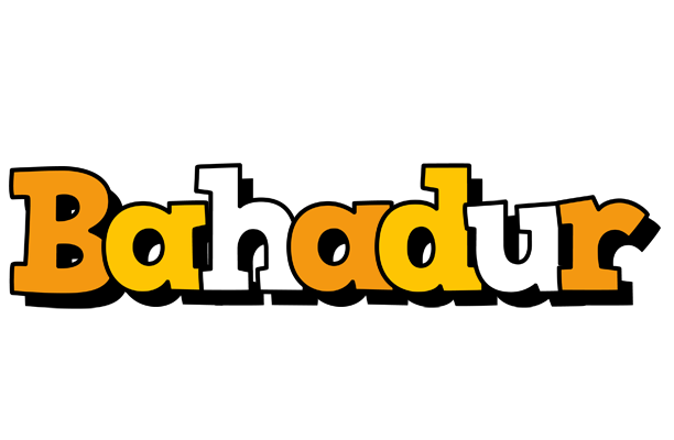 Bahadur cartoon logo