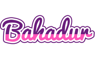 Bahadur cheerful logo