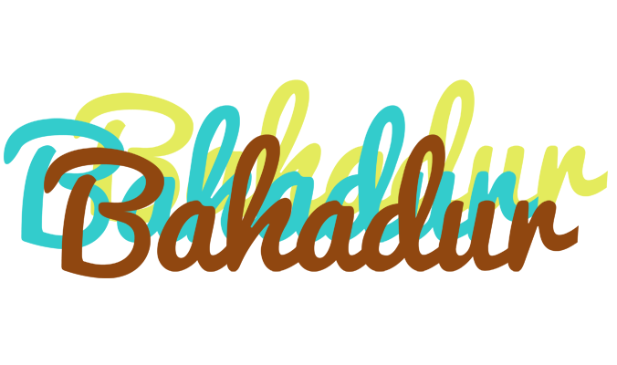 Bahadur cupcake logo