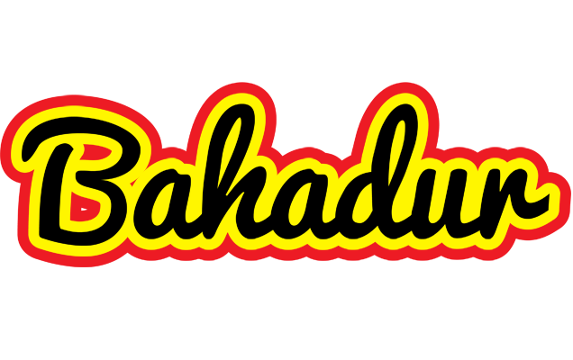 Bahadur flaming logo