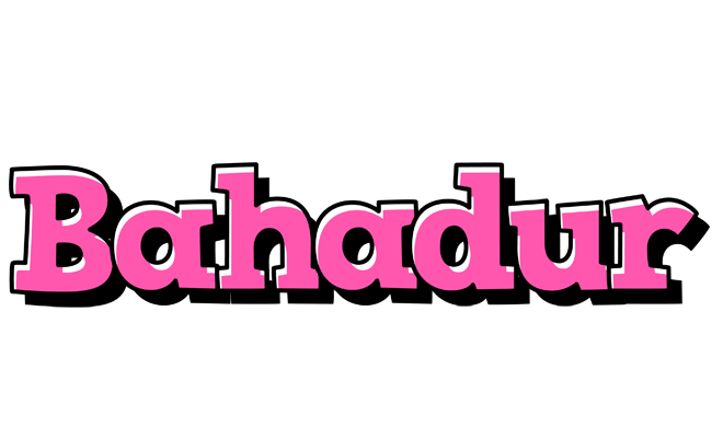 Bahadur girlish logo