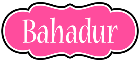 Bahadur invitation logo