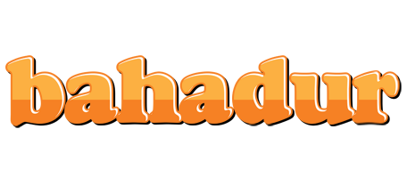 Bahadur orange logo